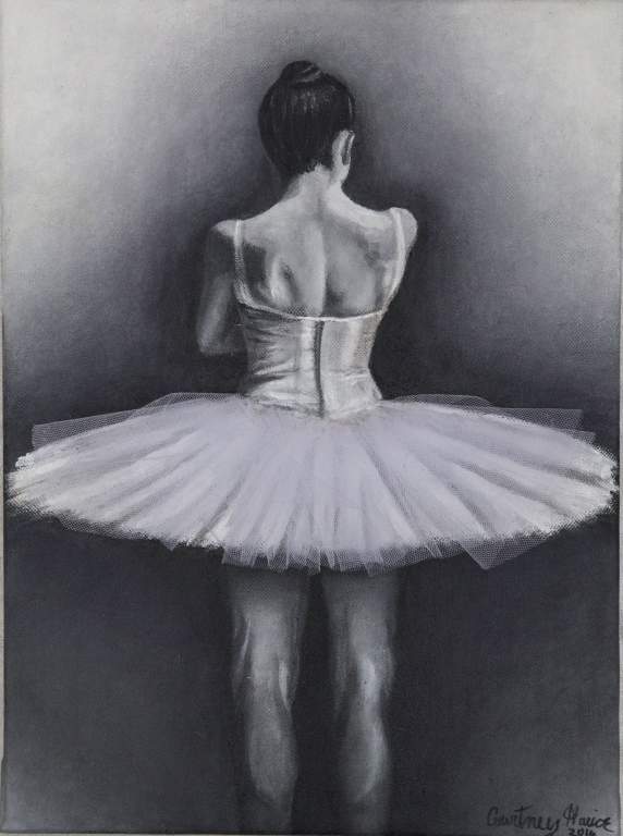 Shy Dancer. Acrylic